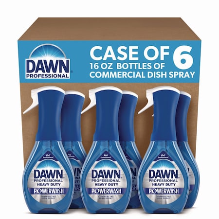 Dawn Professional Heavy Duty Powerwash Commercial Dish Spray, Starter Kit with 16 oz Spray Bottle and 5 Refills 80763690